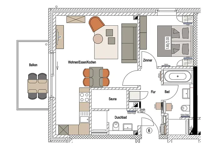 Apartment Pl Peter's 6 Grömitz